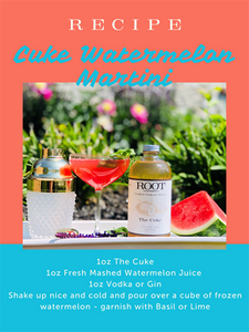ROOT Cuke Watermelon Martini - ROOT Crafted